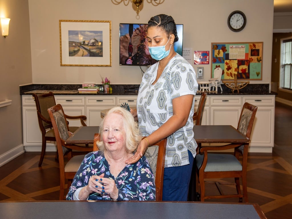care taker with respite stay resident